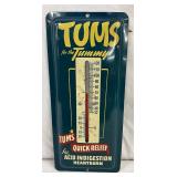 4×9 Tums Metal Advertising Thermometer