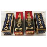 New Old Stock Champion Spark Plugs, Models C-16C and C-4