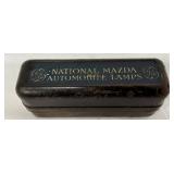 National Mazda Automobile Lamps Tin with Bulbs