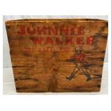 14″ x 10″ Johnnie Walker Red Label Wooden Box with Branding