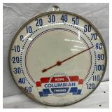 12-Inch Metal Advertising Thermometer for Columbian Rope Twines