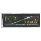 Paul E. Wirt Fountain Pen Reverse Glass Advertising Sign, 1882