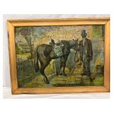 Green River Whiskey Tin Litho Advertising Sign, 33 1/2 x 23 1/2 in.