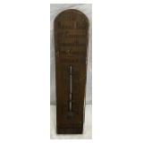 3X12 Original Wooden Thermometer for National Bank of Commerce, Asheville, NC