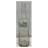 26 Ounce Original Orange Crush Clear Glass Bottle with Embossed Design