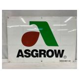 Metal Double-Sided Asgrow and Dekalb Sign, 24×16
