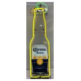 Corona Extra Bottle-Shaped Neon Sign, Yellow and Green, 9×36 Inches