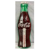 16 1/2×5-Inch Convex Coca-Cola Bottle Shaped Thermometer