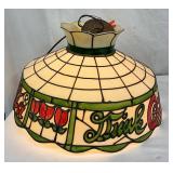 22-Inch Coca-Cola Stained Glass-Style Light-Up Lamp Shade