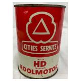 Cities Service 1-Quart Triple HD CAN 