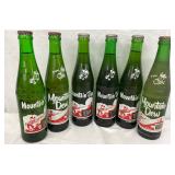 (6) 10OZ. MT. DEW BOTTLES W/PIG 