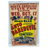 Auto Daredevil’ NC Fair Poster