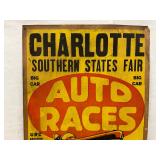 Charlotte Auto Races Poster 