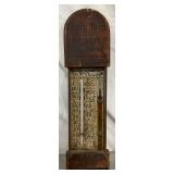 Early 3″ x 11″ Sharp Bros. Advertising Thermometer with Barometer
