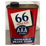 Vintage E.F. Drew & Co. One-Pint Hydraulic Brake Fluid Can