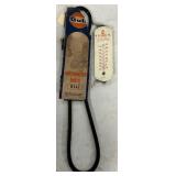 Gulf Automotive Belt with Durham Gulf Thermometer