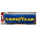 6-Foot Goodyear Embossed Double-Sided Light-Up Can Sign