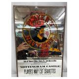 Mirrored Player’s Navy Cut Cigarette Advertisement, 12×18