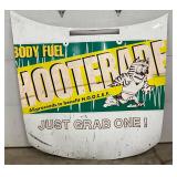 NASCAR Hood Advertising Panel for Hooters ‘Hooterade,’ 64” x 63”