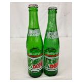 Mountain Dew 10-Ounce Glass Bottles with Caps