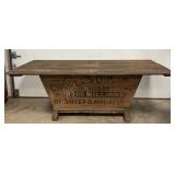 Cooper’s Dip Sheep Annually Advertising Bin Table