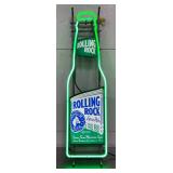 Rolling Rock Neon Beer Sign in Bottle Design