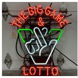 Virginia Lottery ‘The Big Game & Lotto’ Neon Sign