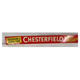 20 x 2 1/2 Inch Chesterfield Tin Tacker Advertising Sign