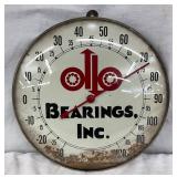 10-Inch Bearings Inc. Advertising Thermometer