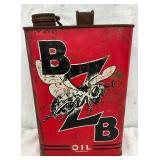 BZB 1-Gallon Oil Can with Original Contents