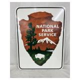 Metal National Park Service Street Sign, 18×24 Inches