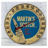 12-Inch Martin’s Scotch Advertising Thermometer