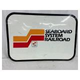 Metal Seaboard System Railroad Sign, 29×20 Inches