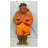 Plastic Black Label Beer Light-Up Display in Figurative Design, 11×23 Inches