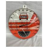 12-Inch Acme Plastic Front Thermometer with Humidity Gauge