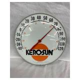 12-Inch Kerosun Glass Front Thermometer 