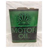 2-Gallon Eastern States Motor Oil Can with Original Cap