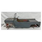 Early Jeep Pedal Car Body,  39 x 13 1/2 x 16 1/2 Inches