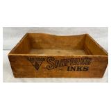 Sanford’s Inks Wooden Advertising Box