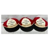 3 Lord Baltimore Cigar Advertising Hats