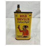 Red Devil’s 8-Ounce Lighter Fluid Tin with Spout