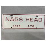Embossed 1979 Nags Head License Tag 