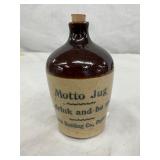 Motto Jug by Detrick Distilling Co., Dayton, Ohio, 5 x 2 Inches