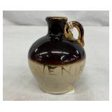 Souvenir Union, New Hampshire Mini Stoneware Jug with Gilt Handle