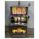Bally’s 25¢ Mechanical Slot Machine, 21 x 43 Inches