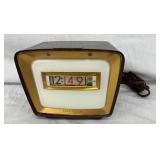 Telechron Model 710 Brown Bakelite Electric Flip Clock