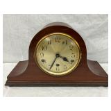 Fontenoy Mahogany Mantel Clock with Brass Movement