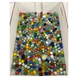 Glass Marbles in Varied Sizes and Colors