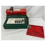 Texaco Green and Red Mechanical Service Receipt Printer with Detachable Lid