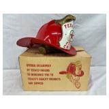 Texaco Fire Chief Helmet Toy with Original Box